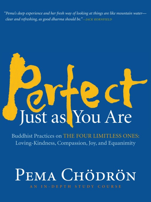 Title details for Perfect Just As You Are by Pema Chodron - Wait list